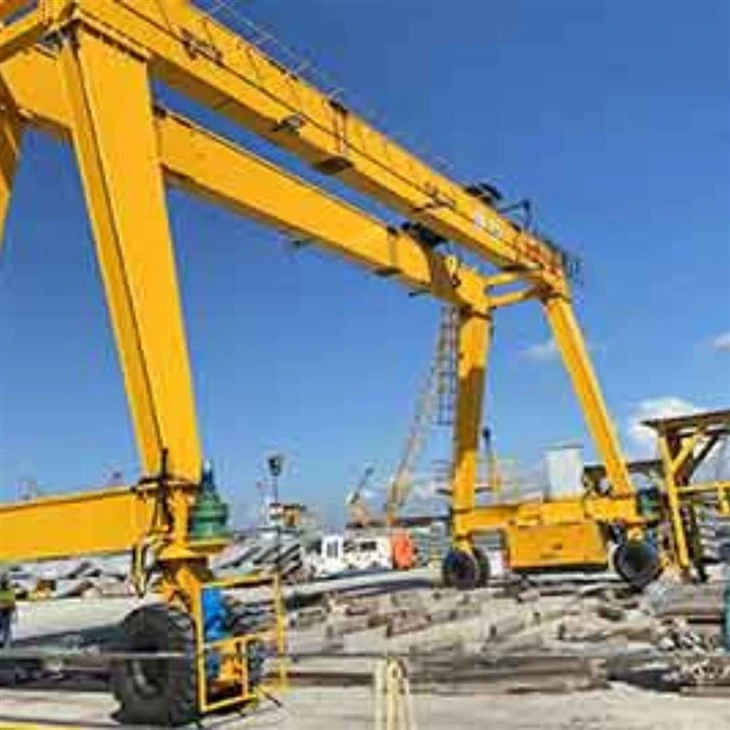 Double Main Beam Grab Gantry Crane