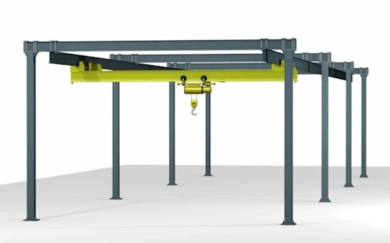 free standing bridge crane(3)